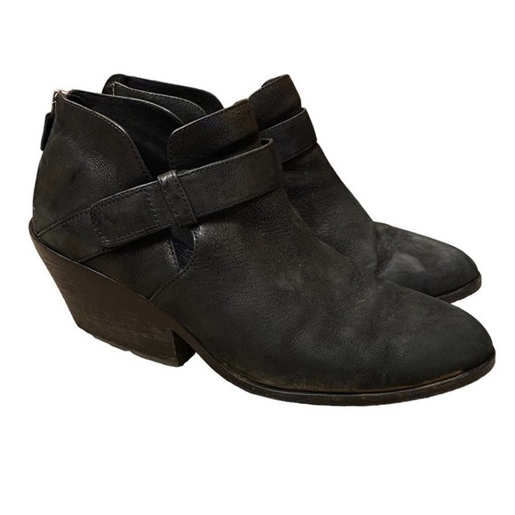 Eileen fisher black suede bootie boots ankle size 10 - Picture 6 of 12